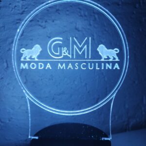 Kit 10 Luminárias personalizada com seu logo 16 cores