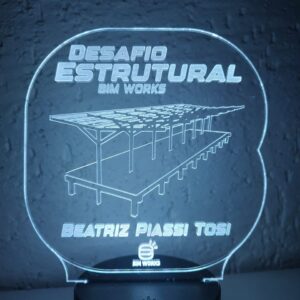 Luminária Seu Desenho Personalizado com 16 cores